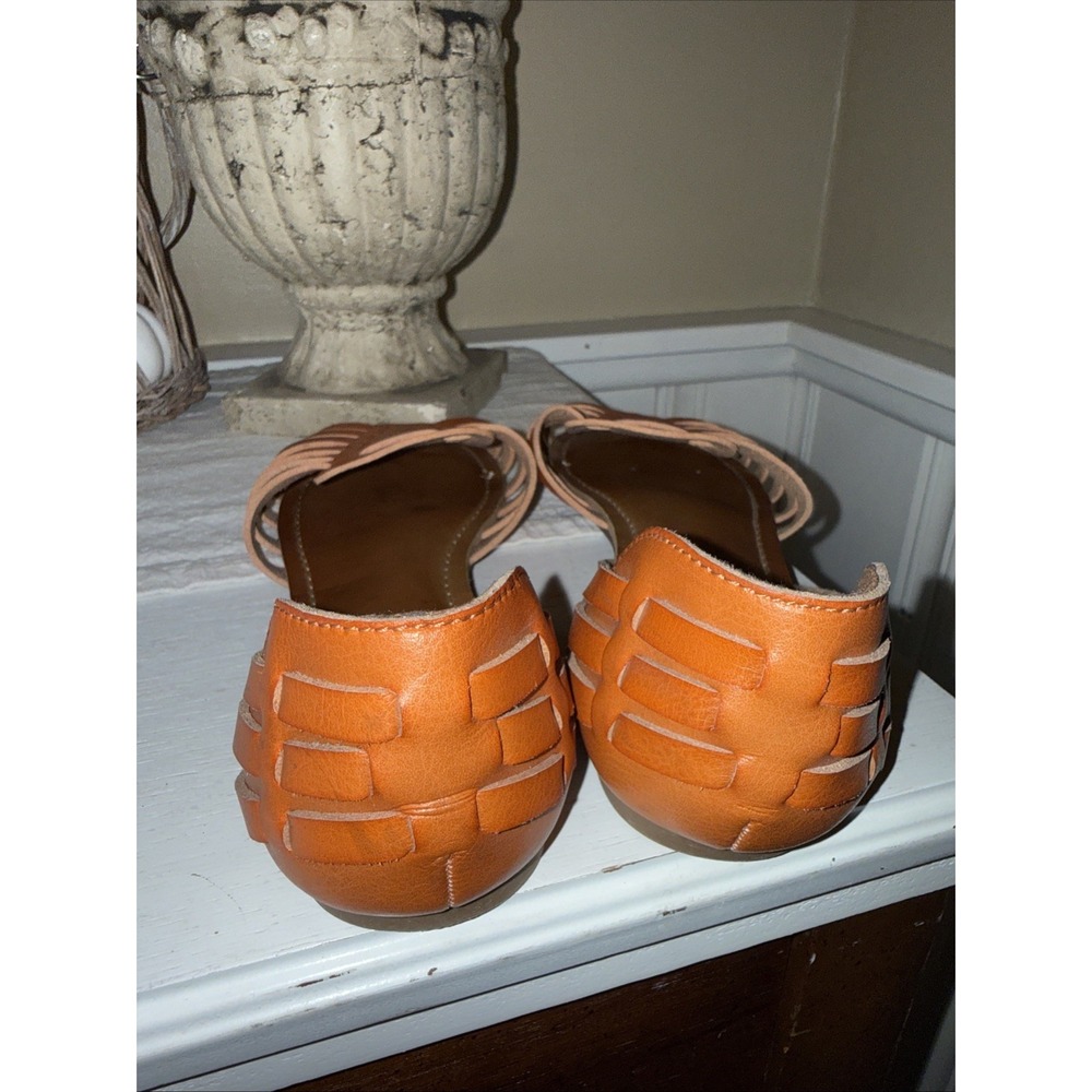 American Eagle Women's Woven Leather Sandals Size 9 - Picture 4 of 6